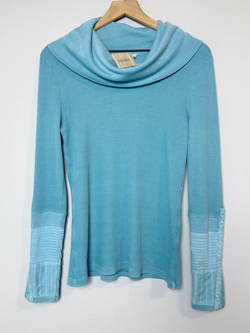 Sundance Everyday Compliments Cowl Neck Cotton Top